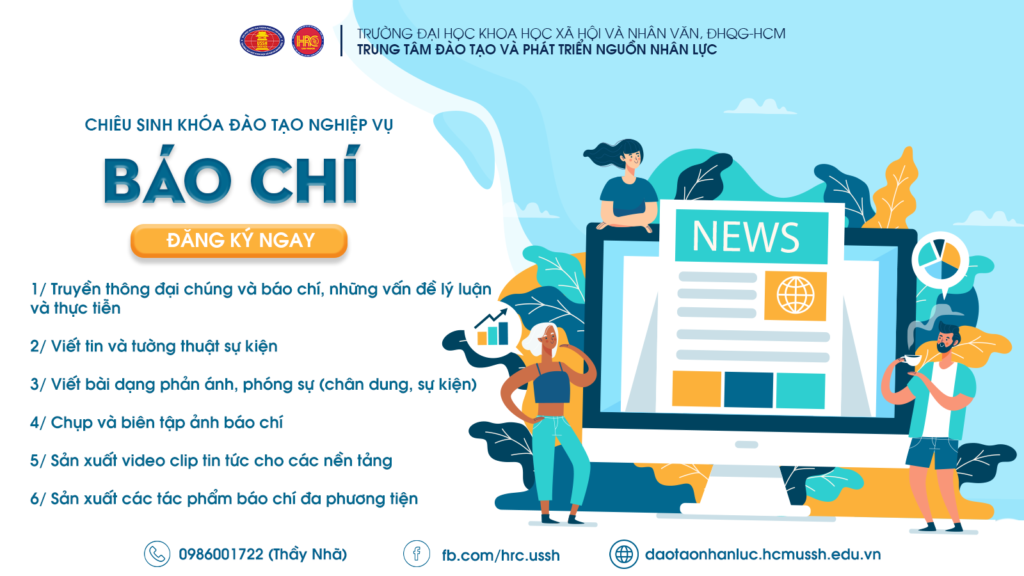 Nghiệp vụ Báo chí (Khóa 12) – Khai giảng 01/10/2023