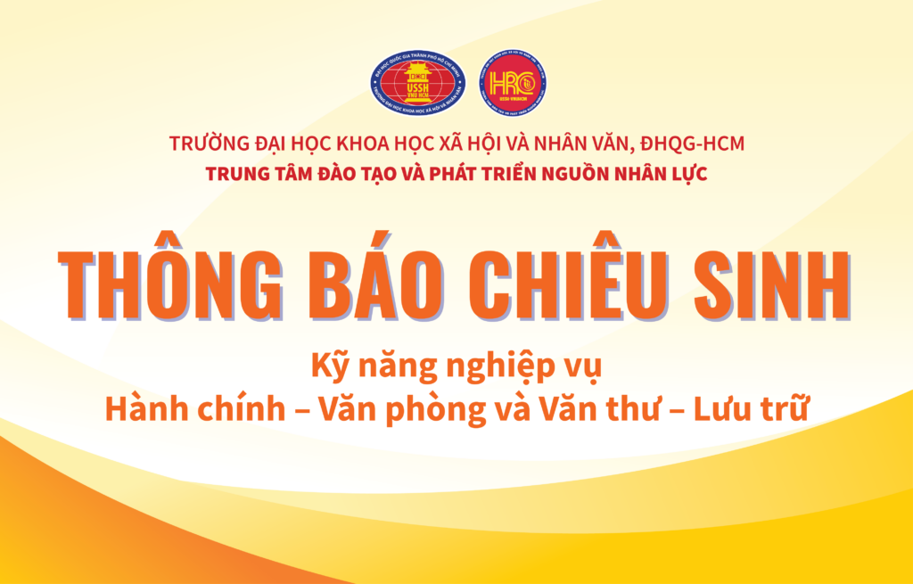 Thông báo về việc chiêu sinh khóa Kỹ năng nghiệp vụ Hành chính – Văn phòng và Văn thư – Lưu trữ năm 2024