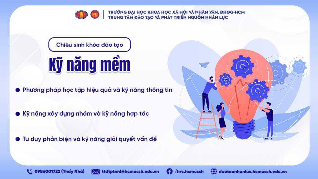 Kỹ năng mềm (Khóa 9) – Khai giảng 31/05/2024