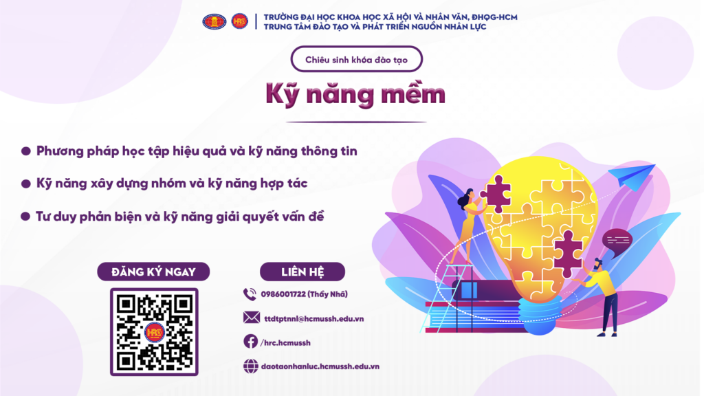 Kỹ năng mềm (Khóa 10) – Khai giảng 16/08/2024