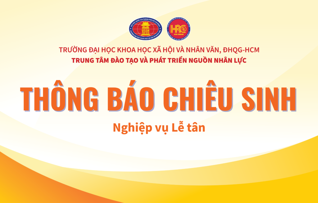 Thông báo về việc chiêu sinh khóa Nghiệp vụ Lễ tân